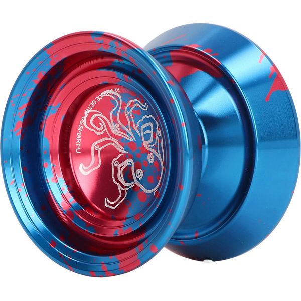Palla Yoyo, Lega Di Alluminio Non Reattiva, Avanzata, Resistente Alla Luce, Ideale Per Competizioni Con Guanti, 3 Corde, Blu-image