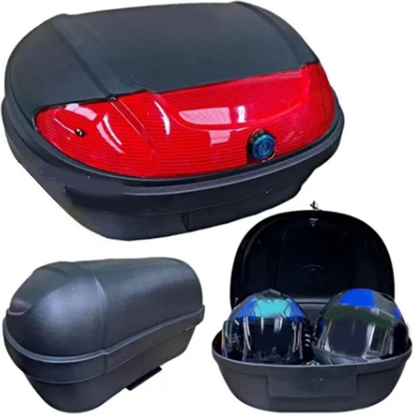 Bauletto Posteriore Per Moto Con Capacità Di 52 Litri, Bauletto Posteriore Universale Impermeabile E Antiurto Per Scooter-image