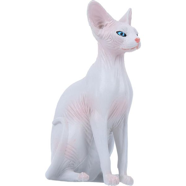 Simulazione Gatto Senza Capelli Modello Casa Ornamenti Desktop Decorazione Bambino Toypl127-1563-image
