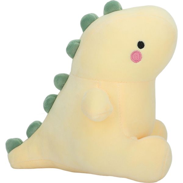 Simpatico Dinosauro In Peluche, Bambola Sicura In Peluche Per Bambini, Ragazze, Ragazzi, Regali Di Compleanno, Giallo, 35 Cm-image