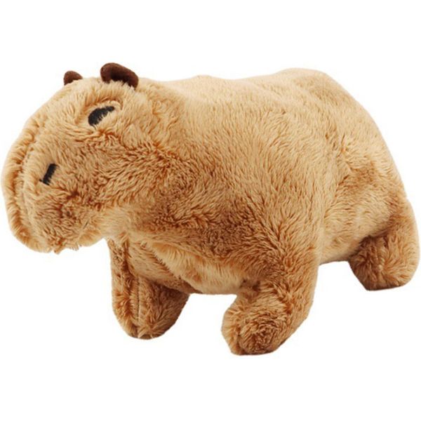Bambola Di Peluche Capybara, Simpatico Animale, Peluche Simulato Per Bambini, Decorazione Domestica-image