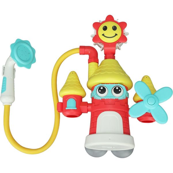 Giocattolo Da Bagno Per Bambini, Fiore A Forma Di Serratura, Spruzzatore D'acqua, Ventosa, Vasca Da Bagno, Doccia Per Bambini-image