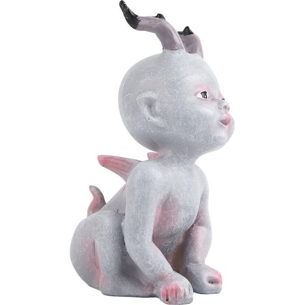 Statua In Resina Di Bambola Spaventosa Di Halloween Da Realizzare, Decorazione Per Casa Stregata-image