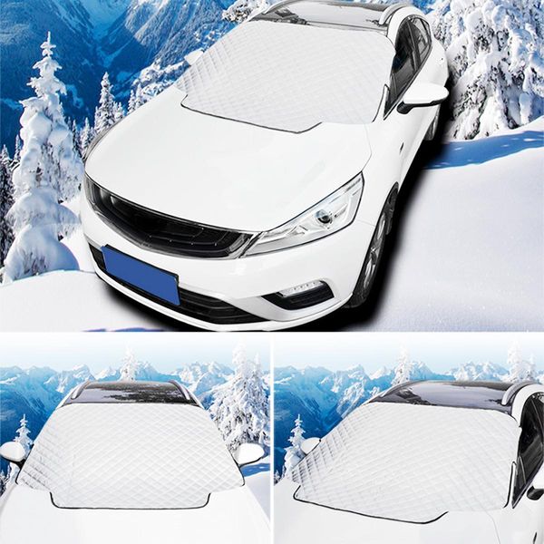 Parabrezza Dell'auto Copertura Neve Magnetica Impermeabile Ghiaccio Gelo Protezione Solare Styling-image