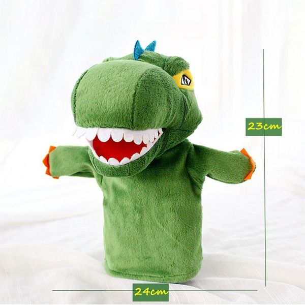 Cartoon Dinosauro Peluche Morbido Mano Burattino Genitore Bambino Interazione Storytelling Bambini Così Fare, Giocare Giocattolo Regalo-image