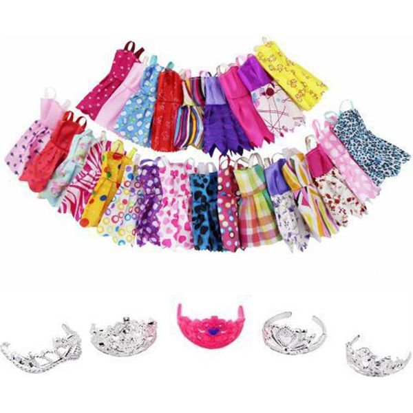 Set Di Vestiti Per Bambole, Vestiti, Gioielli, Scarpe, Sicurezza, Accessori Moda Divertenti Per Ragazze-image