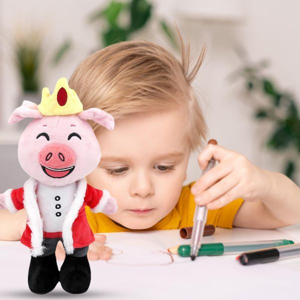 Bambola Di Peluche Del Maiale Dei Cartoni Animati, 11,81 Pollici, Kawaii Piggy, Peluche Morbido, Peluche, Giocattolo Per Gli Appassionati, Regalo Di Compleanno-image