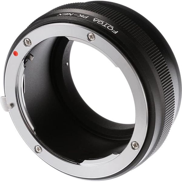 Adattatore Fotga PK-NEX, Anello Digitale Per Obiettivo Pentax Pk Con Attacco K E Fotocamera Sony Nex Con Attacco E (Per NEX-3 NEX-3C NEX-3N NEX-5 NEX-5C NEX-5N NEX-5R NEX-5T NEX-6 NEX-7)-image