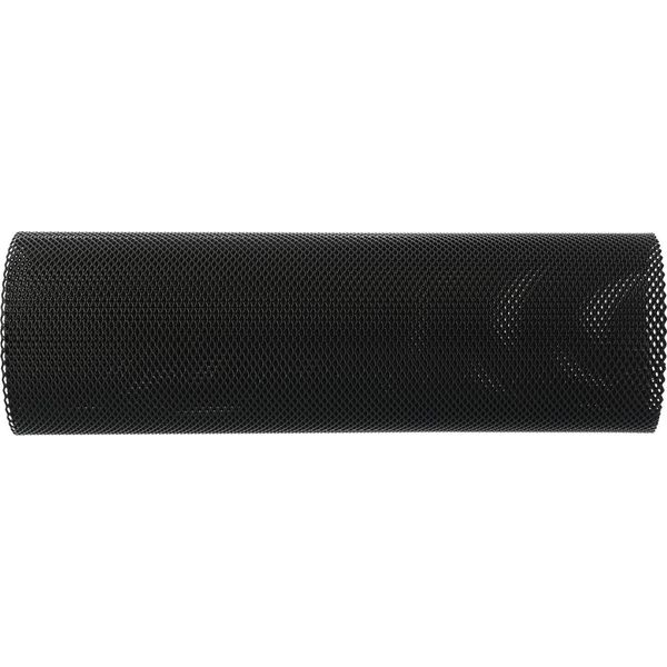 Pannello Della Griglia Dell'automobile, Rotolo Della Griglia Del Radiatore In Lega Di Alluminio Verniciato Nero, Inserto Automobilistico, Paraurti, Foro Rombico-image