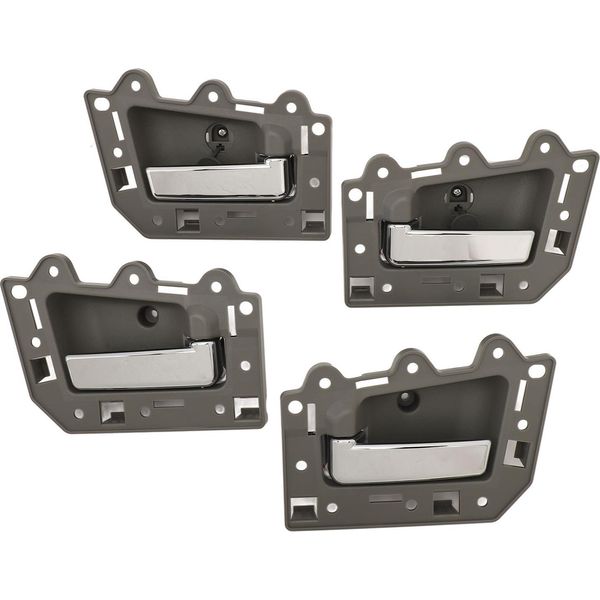 4PCS Maniglie Delle Porte Interne 1JV471J3AA Sostituzione Anteriore Posteriore Interna Per Grand Cherokee 2005-2011-image