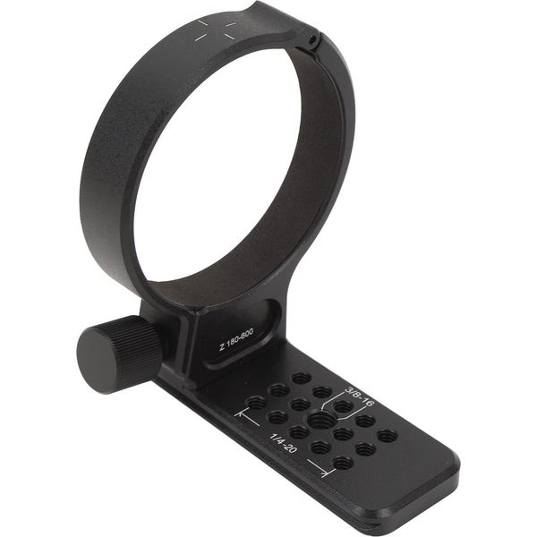 Anello Di Montaggio Per Treppiede Con Piastra A Sgancio Rapido Da 100 Mm, Foro Per Vite Da 1/4 3/8 Di Pollice, Collare In Lega Di Alluminio Per Obiettivo Z 180-600 Mm F5.6-6.3 Vr-image
