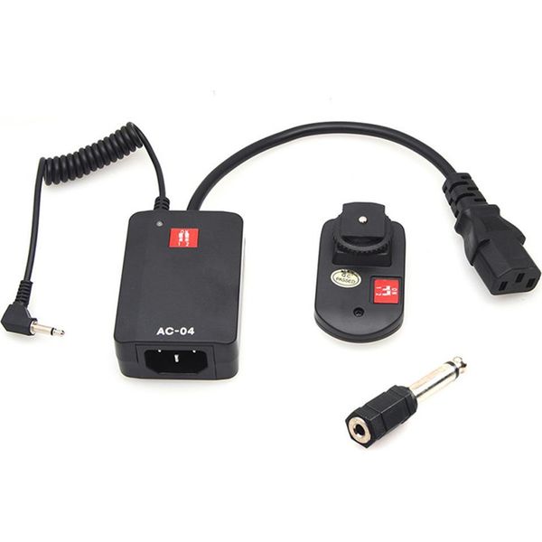 Sistema Di Attivazione Wireless Con Trasmettitore E Ricevitore, 4 Canali, Adattatore Da 3,5 Mm A 6,35 Mm Per Fotografia, Luce Flash Da Studio-image