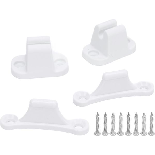 2 Set Di Supporti Per Porte Di Camper In Nylon Per Evitare Danni Alle Pareti, Supporto Di Arresto A Forma Di T Per Camper, Rimorchi E Barche-image