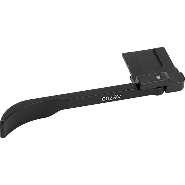 Impugnatura Di Appoggio Per Il Pollice Della Slitta Flash Per La Fotocamera A6700, Lega Di Alluminio, Design Ergonomico, Nero-image