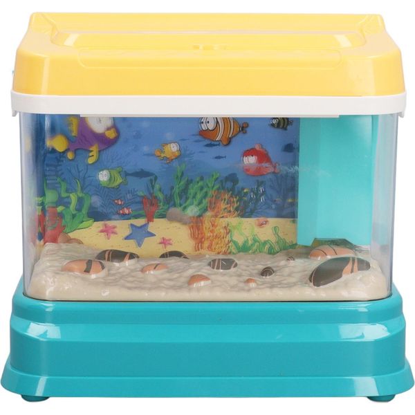 Acquario Artificiale, Acquario Elettrico, Simulazione Del Mondo Sottomarino, Suono, Luce, Pesca Magnetica, Giocattolo Interattivo Per Bambini-image