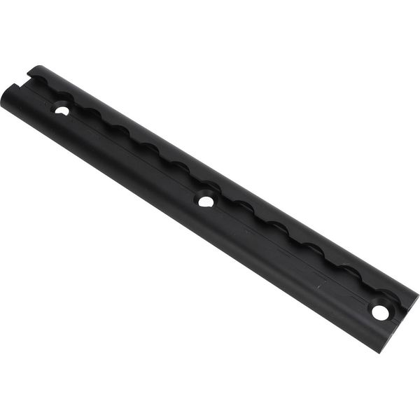 Binario A L Con Foro Per Il Fissaggio Dei Carichi, Robusto Binario Di Fissaggio In Alluminio Per Pianali Di Camion, Rimorchi, Nero, 30 Cm-image