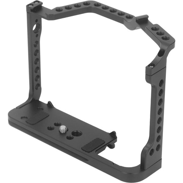 Gabbia Per Fotocamera Per 70D 80D 90D In Lega Di Alluminio, Rig Video Protettivo Con Foro Filettato Da 1/4 3/8 Di Pollice, Montaggio Cold Shoe, Impugnatura Di Ripresa Verticale-image