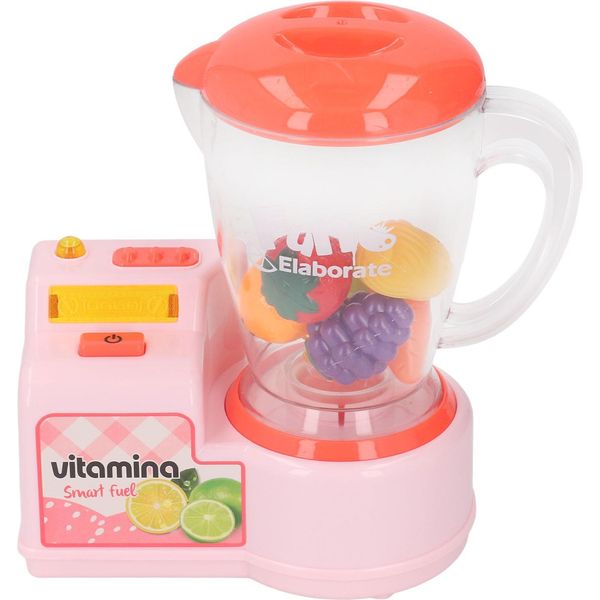 Frullatore Giocattolo, Accessorio Da Cucina, Dispositivo Per Giochi Di Ruolo, Frullatore Interattivo Educativo Per Bambini E Bambine, Rosa-image