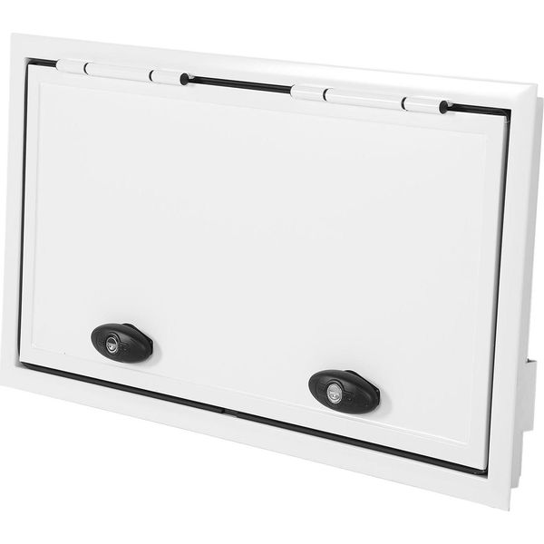 Porta Del Vano Camper Da 26 X 19,2 Pollici, Accesso Al Vano Di Carico Con Barra Di Supporto, Doppia Serratura Di Sicurezza Per Camper-image