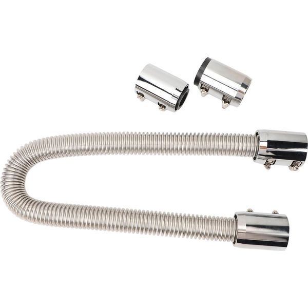 Tubo Flessibile Del Radiatore Del Refrigerante, 91,4 Cm, Set Acqua Flessibile In Acciaio Inox Per Colli Da 1 1/4 Di Pollice, 1/2 Di Pollice, 3/4 Di Pollice, 5/8 Di Pollice, Argento-image