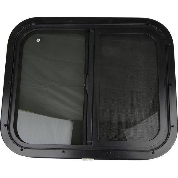Finestra Push-Pull Per Camper, Angoli Arrotondati, Impermeabile, Sigillata, Resistente Ai Raggi Uv, Liscia E Lucida, Per Veicoli Con Tecnologia Camper Per Spessori Di Parete Di 33-38 Mm (1,3-1,5 Pollici)-image
