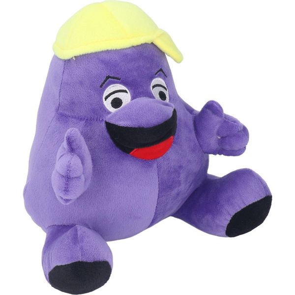 Cappello Giallo, Peluche, Bambola, Personaggio Anime, Cartone Animato, Peluche, Simpatica Decorazione Per La Casa, Viola-image