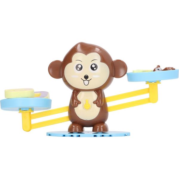 Gioco Di Equilibrio Matematico, Simpatico, Divertente Ed Educativo Giocattolo Di Equilibrio A Forma Di Scimmia Per Bambini E Bambine In Età Prescolare-image