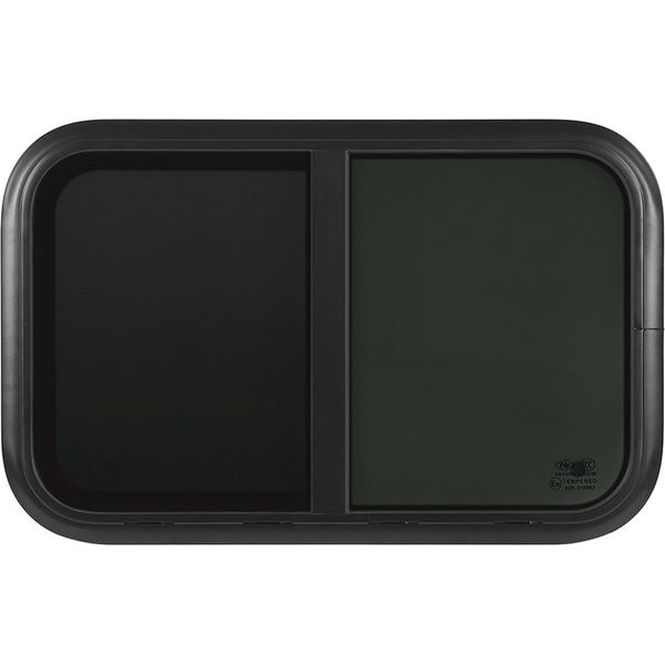 Rv Finestra Scorrevole L800 H450 Mm Vetro Temperato Resistente Ai Raggi Uv Zanzariera Per Rimorchi Marine Camper 43-48 Mm/1,7-1,9 Pollici Spessore Della Parete-image