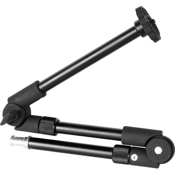 Braccio Articolato A Frizione, 3 Sezioni, Universale, Ruotabile Di 360 Gradi, Supporto Per Fotocamera Regolabile Con Vite Da 1/4 Di Pollice Per Luce Di Riempimento Del Telefono-image