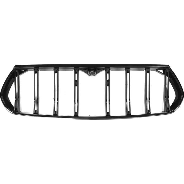 Griglia Centrale Del Paraurti Anteriore, Griglia Del Radiatore Nera Lucida, Ricambio Per Maserati Levante M161 2017-2023-image