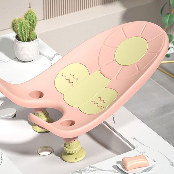 Supporto Per Vasca Da Bagno, Lavabo, Antiscivolo, Multifunzionale, Regolabile, Ergonomico, Rosa-image