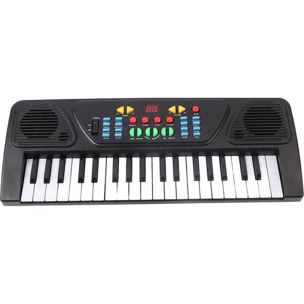 Pianoforte A Tastiera Per Bambini, 37 Tasti, Suono Realistico, Multifunzionale, Educativo, Giocattolo Musicale Per L'apprendimento Precoce Con Microfono-image
