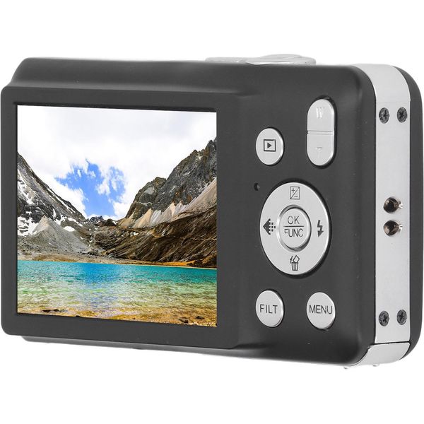 Fotocamera Digitale Hd 68MP Schermo Da 2,7 Pollici Zoom 16X Timer Scatto Filtro Bellezza Registrazione Video Compatto-image