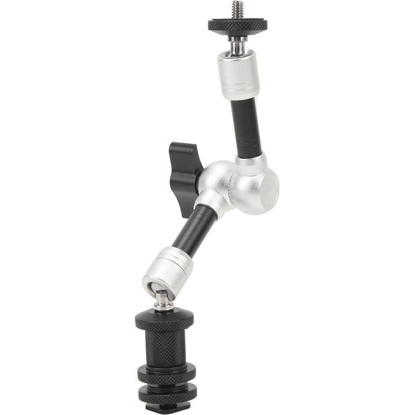 Braccio Articolato A Frizione, 8 Pollici, Fotocamera Regolabile Universalmente, Supporto Ruotabile Con Vite Da 1/4 Per Monitor, Gabbia Per Flash Led-image