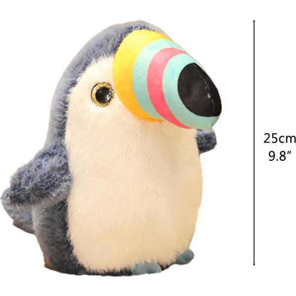 Peluche Uccello Carino, Peluche Cartone Animato, Bambola Soffice, Cuscino Decorativo, Cuscino Decorativo Per Divano, Divano, Camera Da Letto, Decorazione-image
