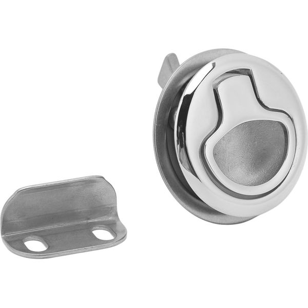 Chiusura A Camma Per Boccaporto Di Barca, 44 Mm, Montaggio A Filo, Maniglia In Acciaio Inox 316 Per Gavone Nautico Di Yacht E Camper-image