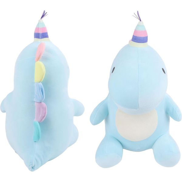 Peluche Dinosauro Carino, Bambole Giocattolo Peluche Per Bambini, Ragazze, Ragazzi, Blu-image