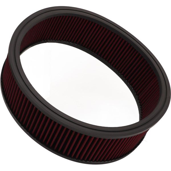 Elemento Filtrante Dell'aria, Ad Alto Flusso, Lavabile, Riutilizzabile, Pulitore Rotondo, Ricambio Per Ford Red-image