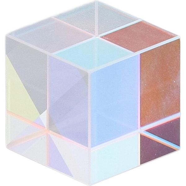 Prisma Cubico Dicroico, Vetro Colorato Per Fisica, Insegnamento, Ricerca, Decorazione, Educazione Artistica, 18 X 18 X 18 Mm-image