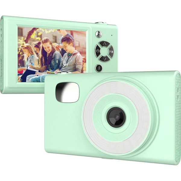 Fotocamera Digitale 1080P, Video, 48 Mp, Schermo Da 2,8 Pollici, Autofocus, Zoom 16X, Luce Di Riempimento Led Integrata Per Adolescenti, Studenti, Amici, Verde-image