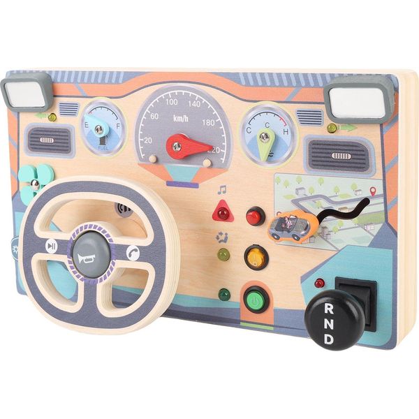 Volante Giocattolo In Legno Per Bambini, Apprendimento Precoce, Gioco Di Ruolo Educativo, Guida Per Bambini-image
