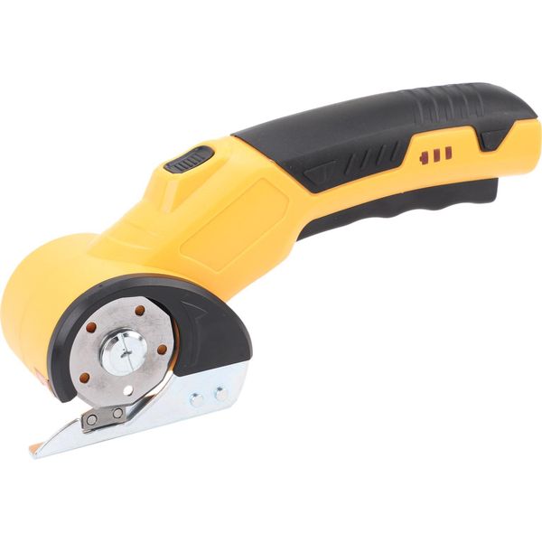 Forbici Elettriche A Batteria, Taglia Tessuti Ricaricabili Con Interruttore Di Sicurezza E Luce Led Per Pelle, Tappeti, Feltro, Cartone-image
