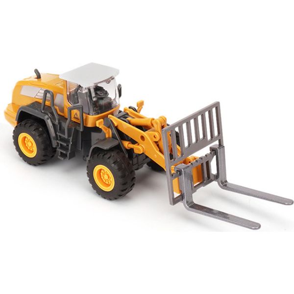 Lega Veicolo Da Costruzione Giocattolo 1:55 Veicoli Di Trasporto Cantiere Playset Giocattolo Per Bambini Ragazzi Carrello Elevatore-image