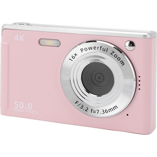 Fotocamera Digitale Con Luce Di Riempimento, 4K, 50 Mp, Schermo Da 2,8 Pollici, Zoom 16X, Af Anti-Shake, Autofocus Per Ritratti E Paesaggi-image