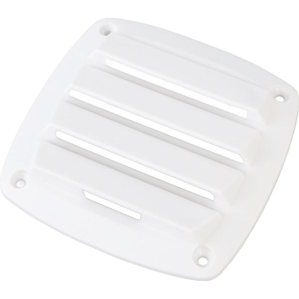 Griglia Di Ventilazione Per Camper Da 4 Pollici In Plastica, Resistente Agli Agenti Atmosferici, Flusso D'aria Ottimale, Griglia Di Ventilazione Per Yacht, Bianco-image