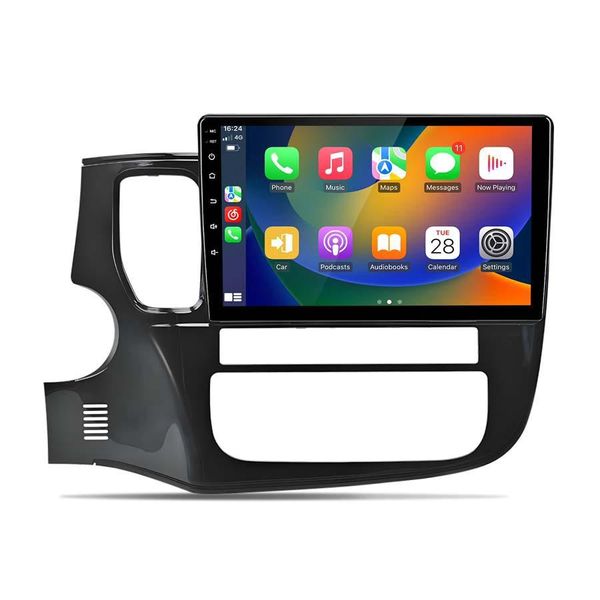 10'' Navi Android13 2+64G Carplay FüR Mitsubishi Outlander 2012-2018 Autoradio Mit Bt Wifi Gps Dab+ Usb Fm Swc-image