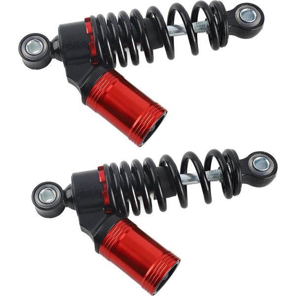 Coppia Di Ammortizzatori In Lega Di Alluminio Da 180 Mm, Molla Ad Alte Prestazioni Per Dirt Bike Go Kart Atv Quad Scooter Elettrici-image