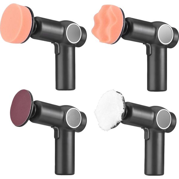Lucidatrice Eccentrica A Batteria Per Auto Con Schermo Lcd Kit Lucidatrice Tampone Per Auto 2 Marce Di Velocità Regolabili Lucidatrice Elettrica Per Auto Multifunzionale Metallo Ceratura Legno Smerigliatura Strumento Di Rimozione Della Ruggine Lucidatrice Per Auto-image