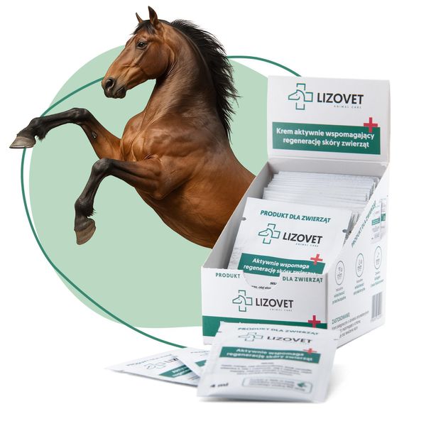Lizovet Balsamo Per La Cura Della Pelle Degli Animali, Favorisce La Rigenerazione Della Pelle, Antibatterico, Idratante Per Cani, Gatti 40X4 Ml-image