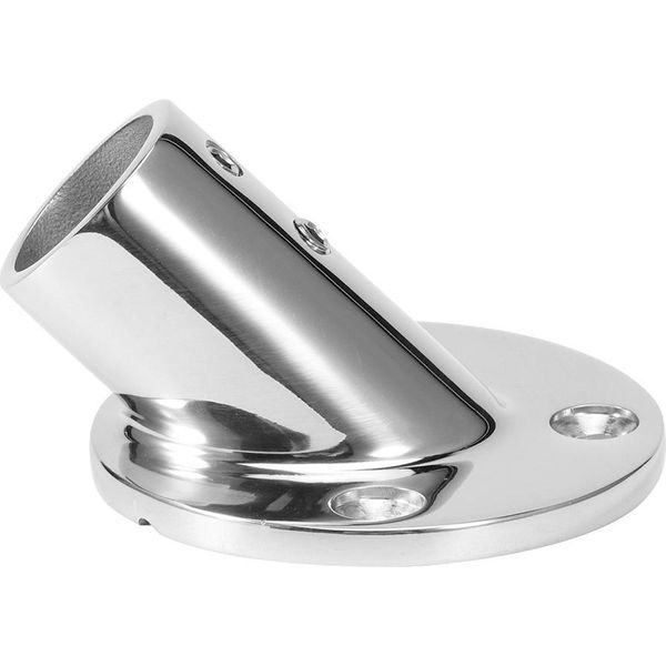 45 Gradi Tubo Rotondo Base Corrimano Raccordo Balaustra 316 Acciaio Inox Marine Hardwares25Mm/1In-image